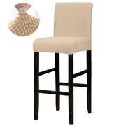 Solid Color Short Back Chair Cover