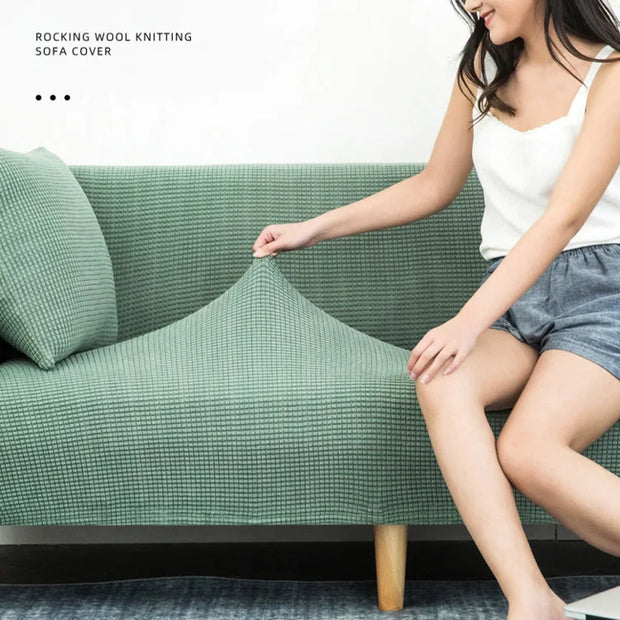 Solid Color Universal Couch Cover