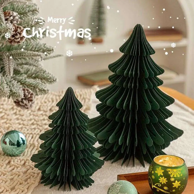 3D Paper Christmas Tree Decor