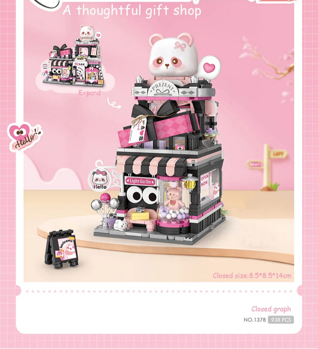 Cute Pet Street Scene Blocks