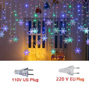 3.2M LED Snowflake String Lights