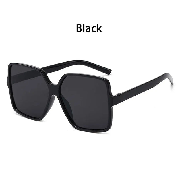 Oversized Retro Square Sunglasses