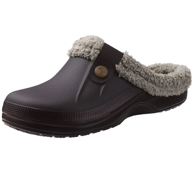 Fuzzy Waterproof Winter House Slippers