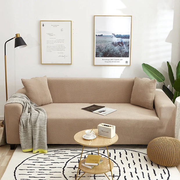 Solid Color Universal Couch Cover