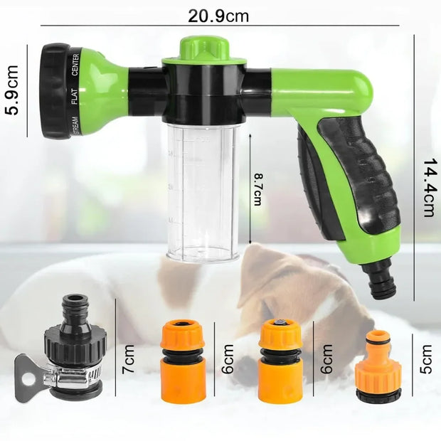 8-in-1 Dog Shower Sprayer Gun