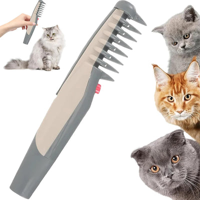 Electric Cat Dog Grooming Brush