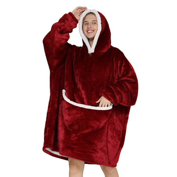 Cartoon Oversized Hoodie Blanket