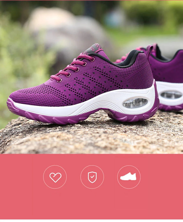 Women’s Breathable Platform Walking Shoes
