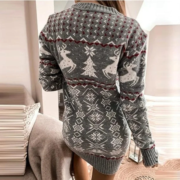 Women’s Christmas Sweater Dress