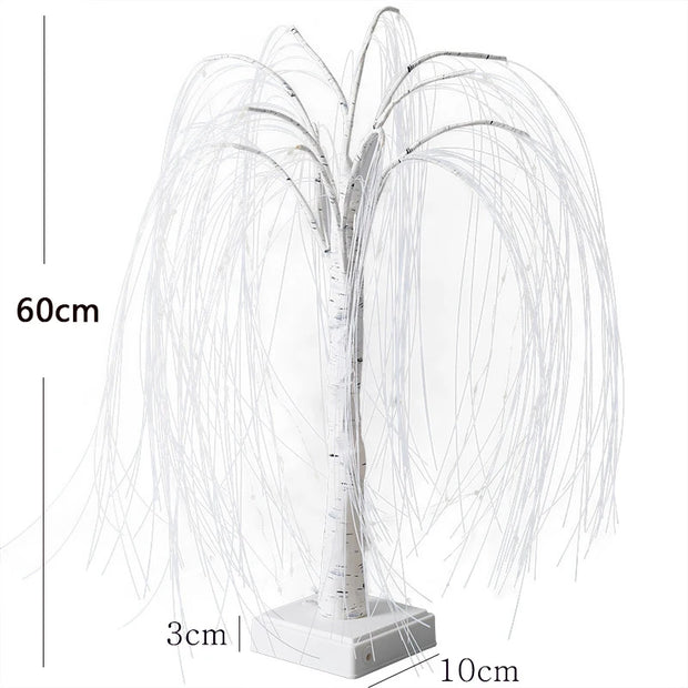 16-Color LED Willow Lamp