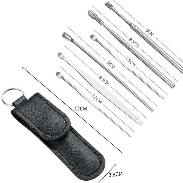 6Pcs/Set Ear Wax Pickers