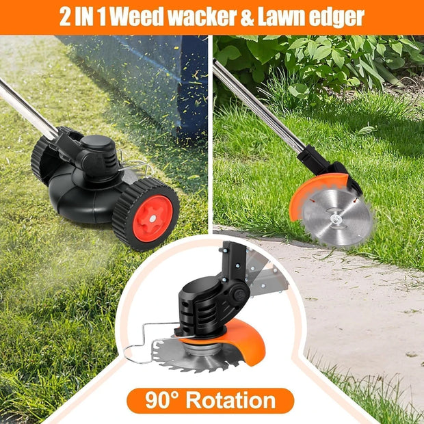 1850W Cordless Electric Lawn Mower