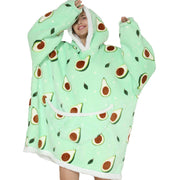 Cartoon Oversized Hoodie Blanket