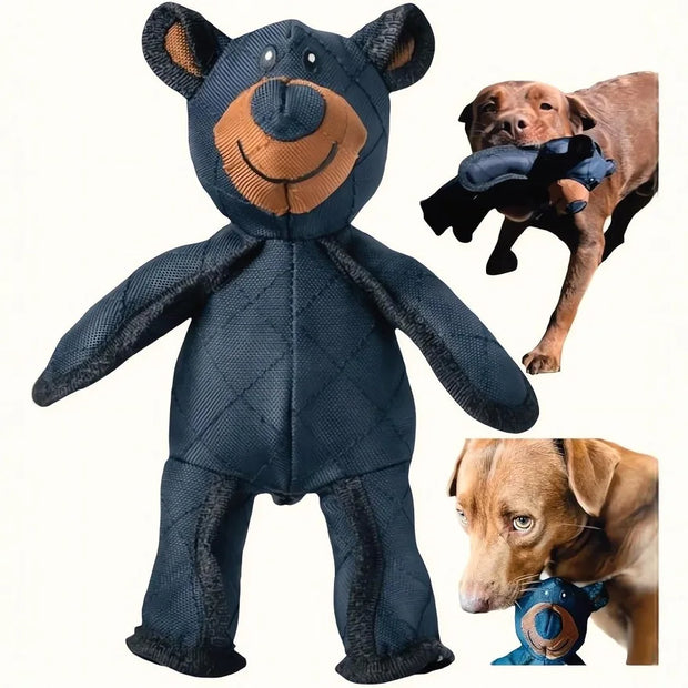 Indestructible Bear Dog Chew Toy