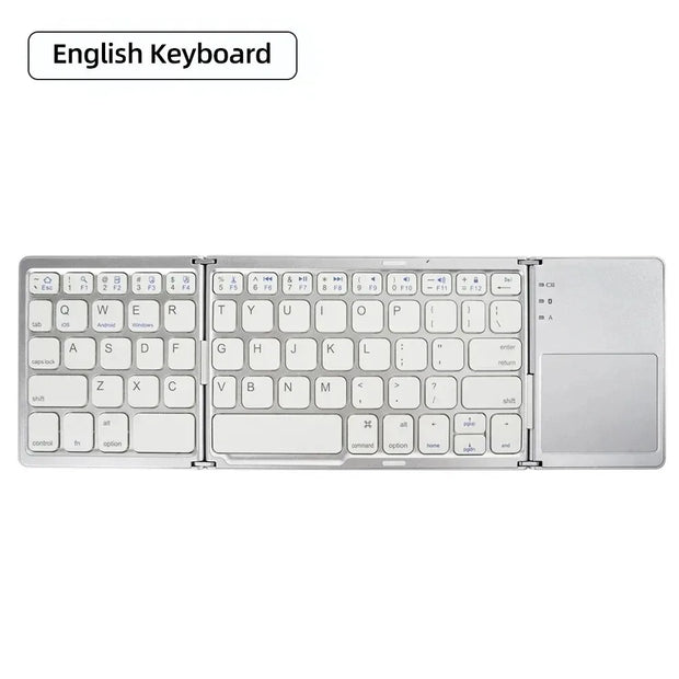 Foldable Wireless Bluetooth Keyboard