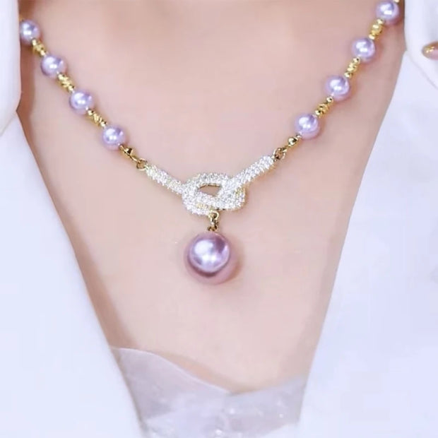 Luxurious Pearl Bridal Necklace