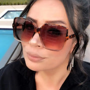 Oversized Retro Square Sunglasses