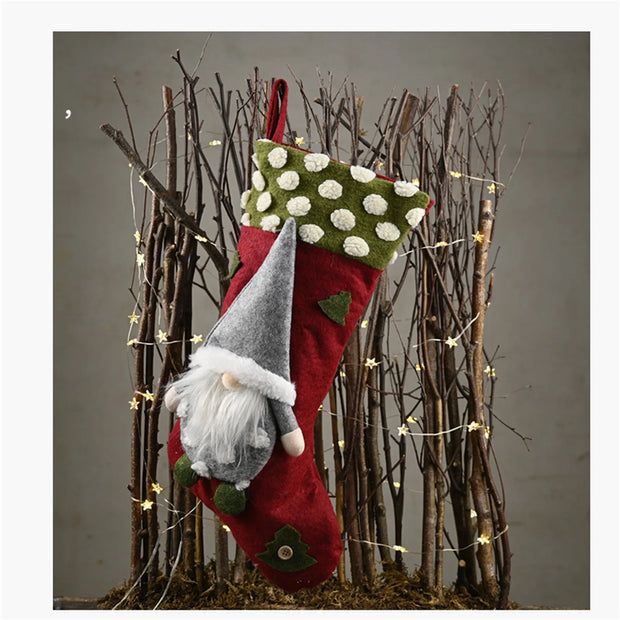 20-Inch Santa Christmas Stockings