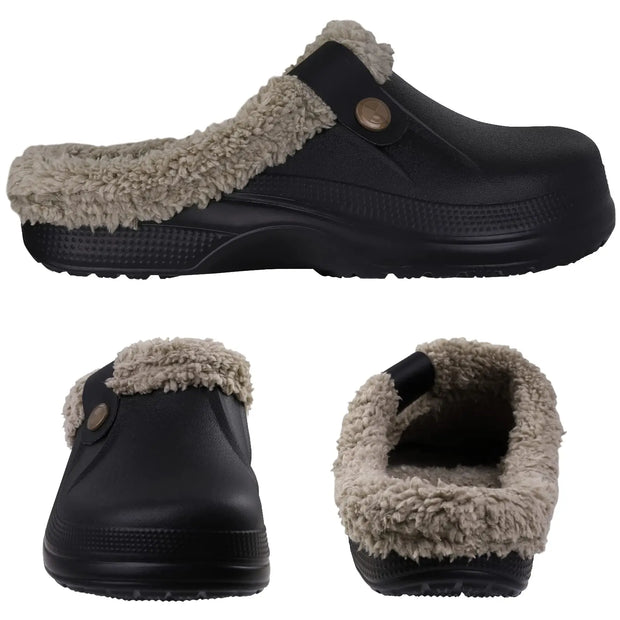 Fuzzy Waterproof Winter House Slippers