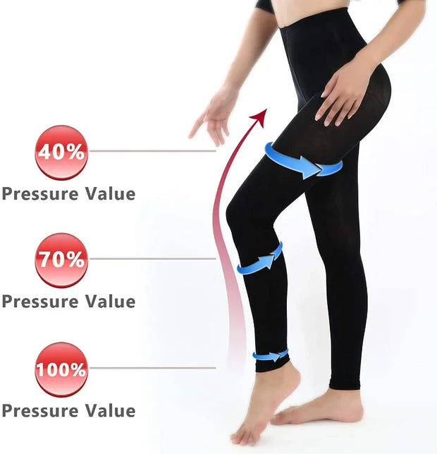 Graduated Compression Support Leggings