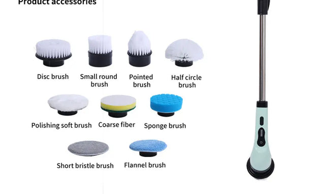 9-in-1 Wireless Electric Cleaning Brush