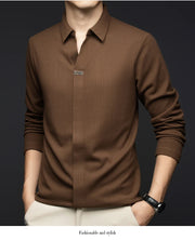 Solid Color V-Neck Shirt