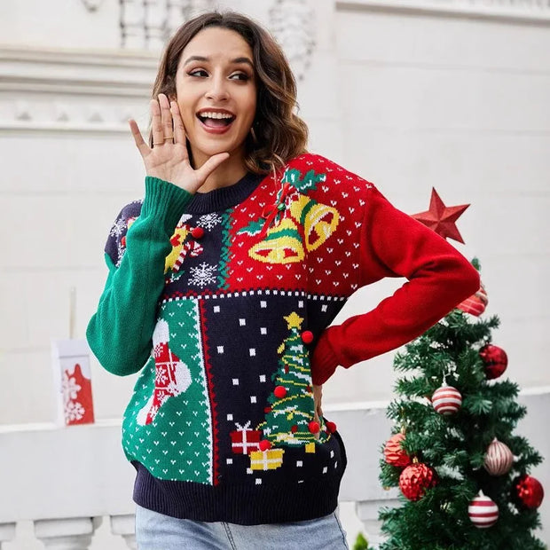 Women's Christmas Knitted Sweater