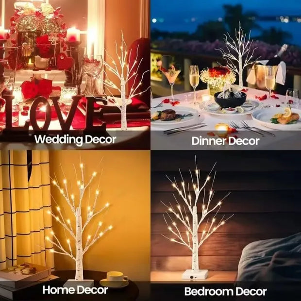 24-LED Birch Tree Decorative Light