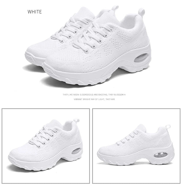 Women’s Breathable Platform Walking Shoes