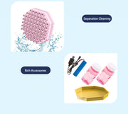 69-Hole Light-Up Bubble Gun