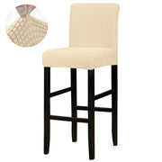 Solid Color Short Back Chair Cover