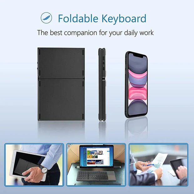 Foldable Wireless Bluetooth Keyboard