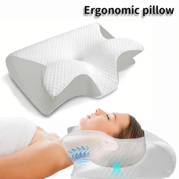 2-in-1 Memory Foam Neck Pillow