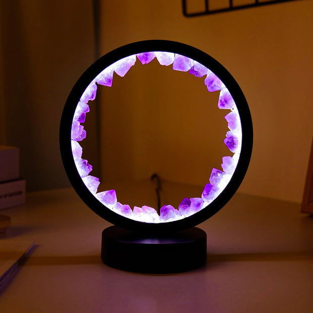 LED Crystal Gemstone Lamp