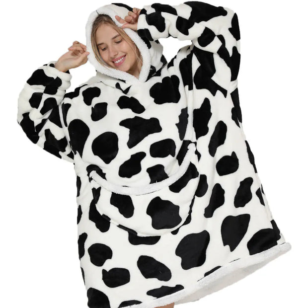 Cartoon Oversized Hoodie Blanket