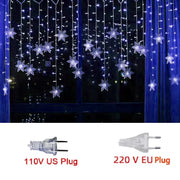 3.2M LED Snowflake String Lights