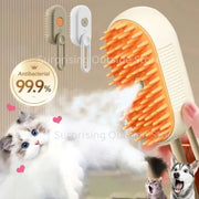 3-in-1 Steam Spray Pet Brush