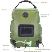20L Solar Heated Shower Bag