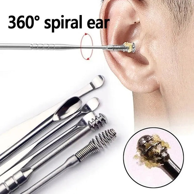 6Pcs/Set Ear Wax Pickers