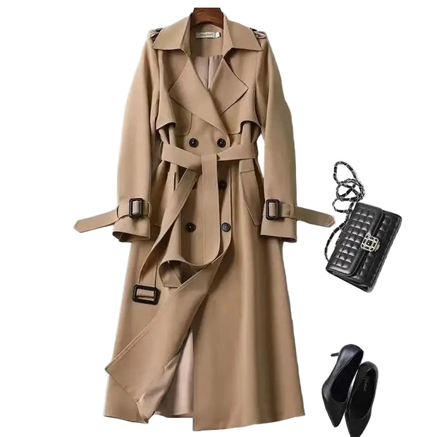 Mid-Length British Style Windbreaker