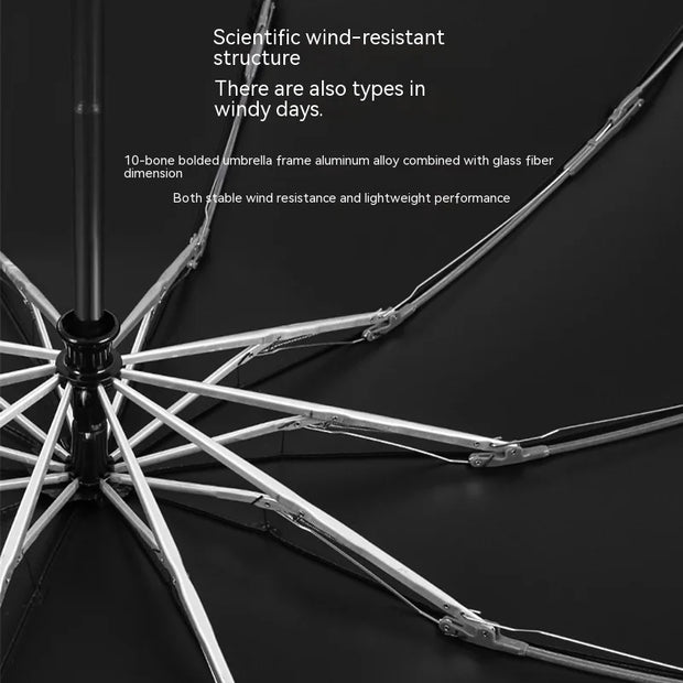 Automatic Reverse Folding Umbrella