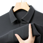 Solid Color V-Neck Shirt