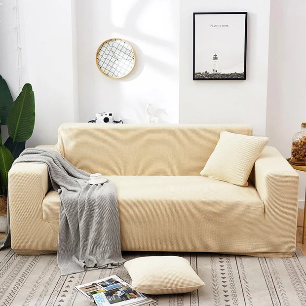 Solid Color Universal Couch Cover
