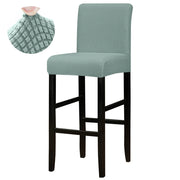 Solid Color Short Back Chair Cover