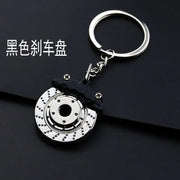 Creative Metal Car Keychain – Turbo, Gearbox & Brake Disc Pendant Gift