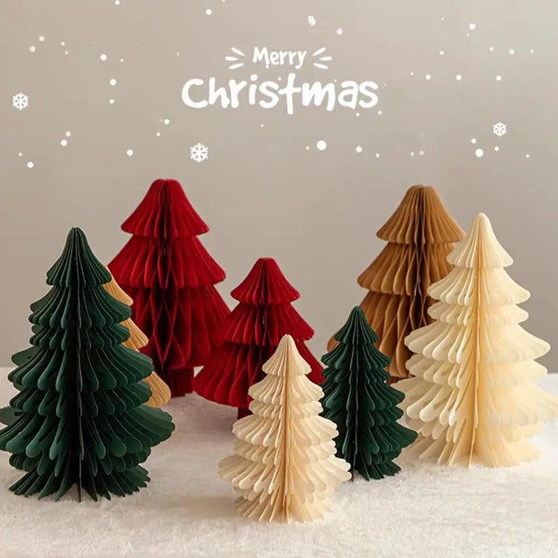 3D Paper Christmas Tree Decor