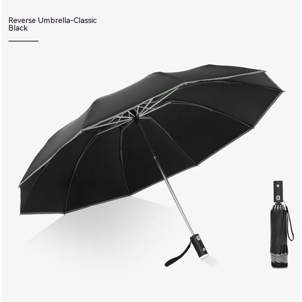 Automatic Reverse Folding Umbrella