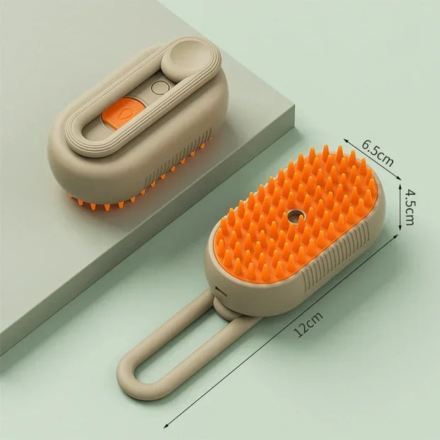 3-in-1 Steam Spray Pet Brush