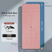 Anti-Tear Yoga Mat with Carrying Strap & Bag