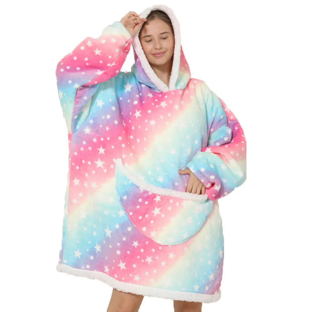 Cartoon Oversized Hoodie Blanket